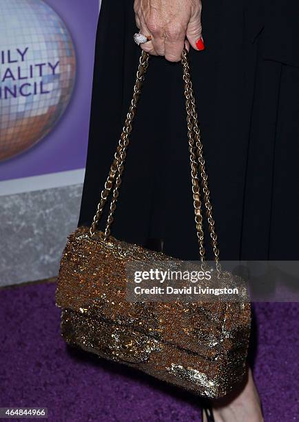 Personality Kyle Richards attends the Family Equality Council's Los Angeles Awards Dinner at The Beverly Hilton Hotel on February 28, 2015 in Beverly...