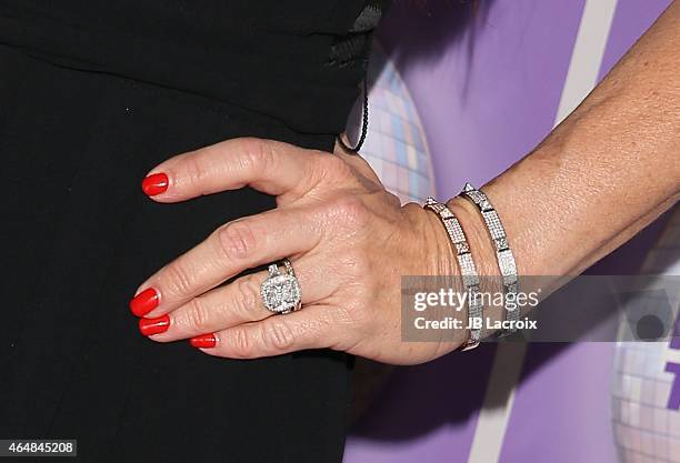 Kyle Richards attends the Family Equality Council's Los Angeles Awards Dinner held at the Beverly Hilton Hotel on February 28, 2015 in Beverly Hills,...