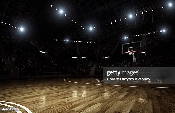 basketball arena - basketball stadium stockfoto's en -beelden