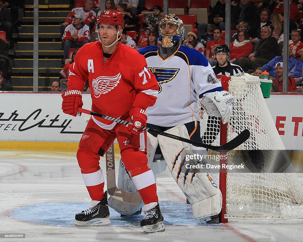 St Louis Blues v Detroit Red Wings