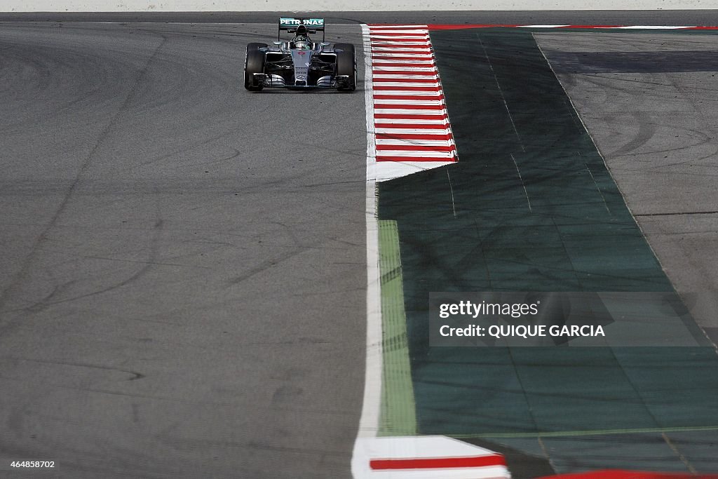 AUTO-PRIX-F1-ESP-TEST-MERCEDES AMG PETRONAS