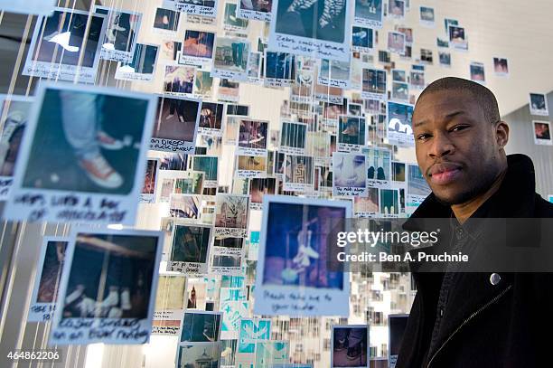 Artist Damilola Odusote and students from Central Saint Martins unveil an original 'Made by you' installation, assembled from thousands of Chuck...