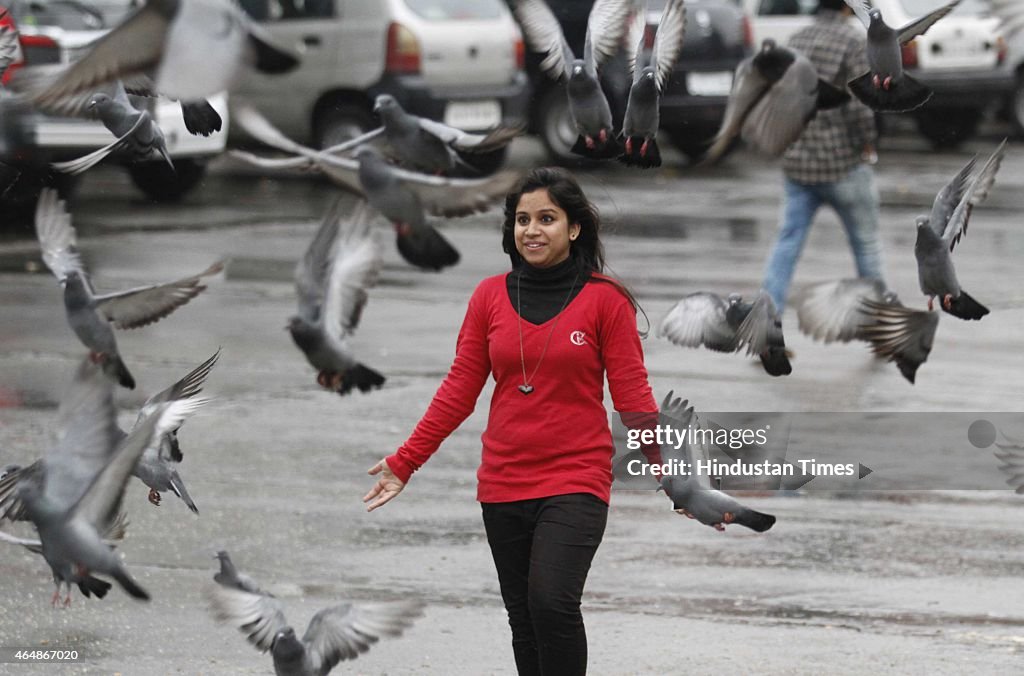 Heavy Rain And Strong Winds In Delhi/NCR