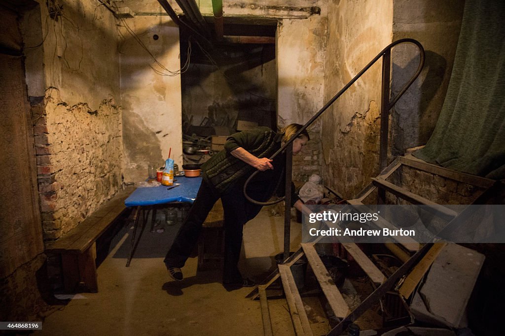 Conflict In Eastern Ukraine Takes Its Toll On Donetsk