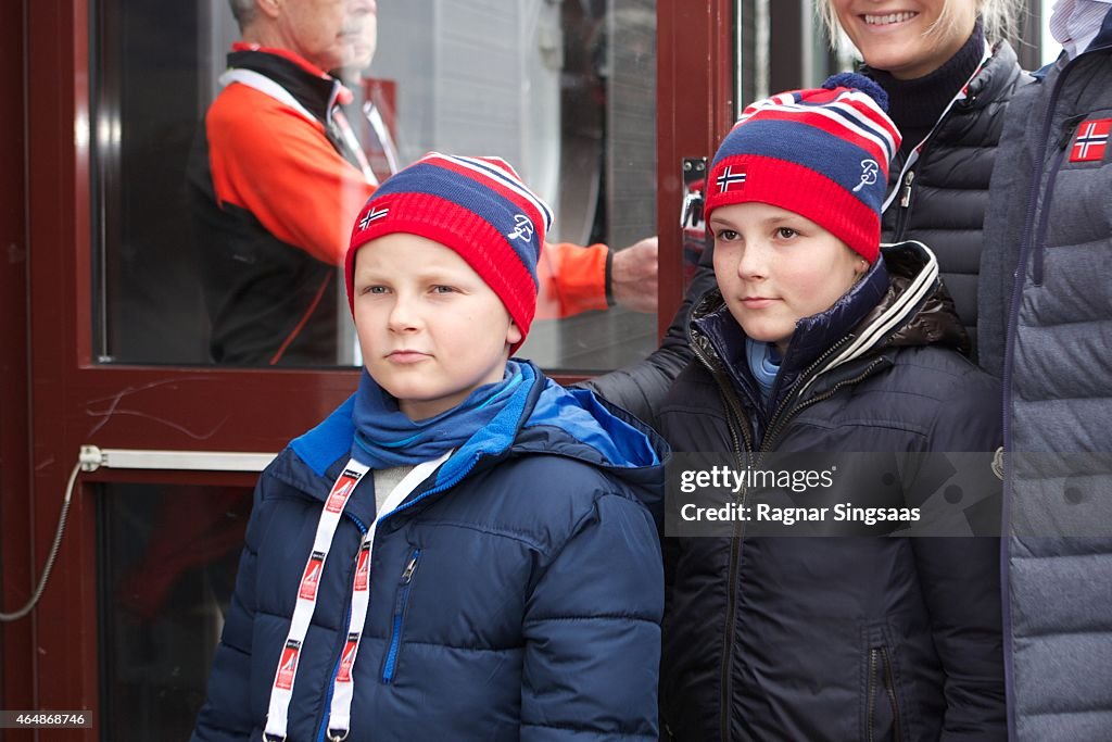 Swedish Royals Attend World Ski Championships in Falun - Day 3