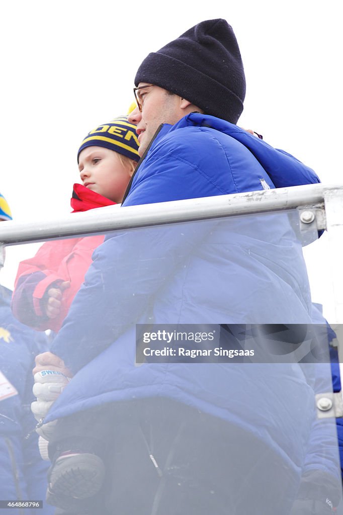 Swedish Royals Attend World Ski Championships in Falun - Day 3