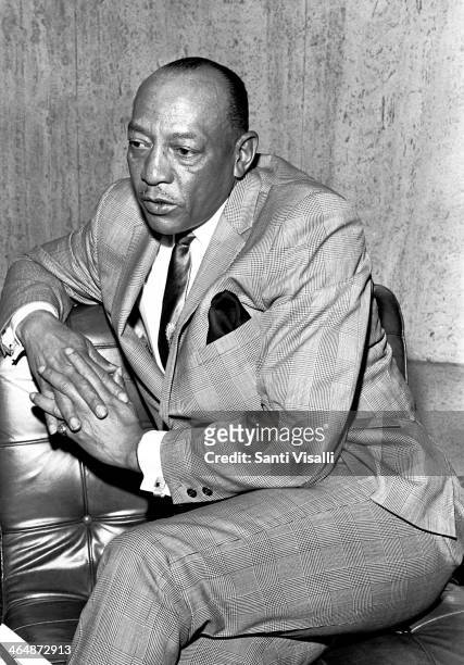 Jesse Owens during an interview on April 22, 1968 in New York, New York.