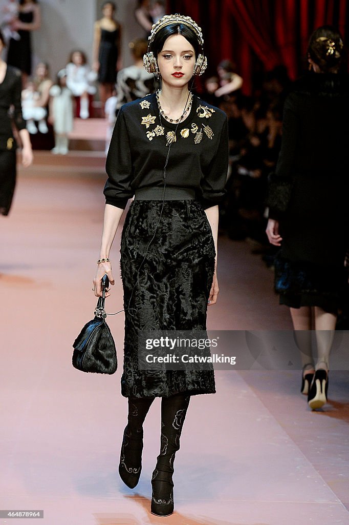 Dolce & Gabbana - Runway RTW - Fall 2015 - Milan Fashion Week