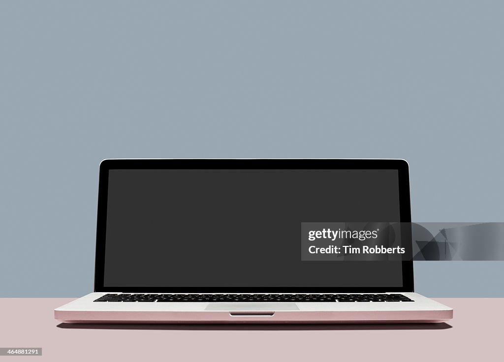 Extra wide laptop.
