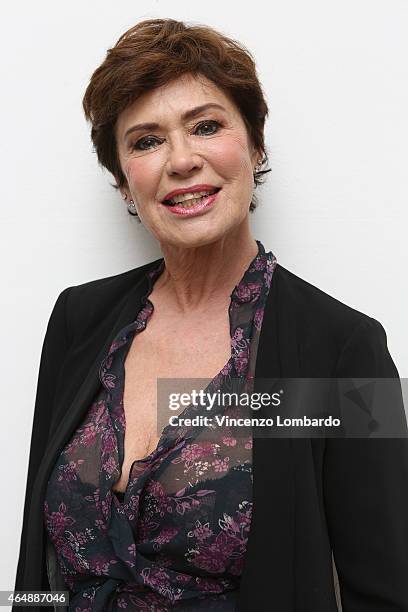 Corinne Clery attends the 'Quelli Che Il Calcio' Tv Show on March 1, 2015 in Milan, Italy.