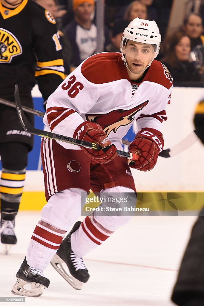 Arizona Coyotes v Boston Bruins