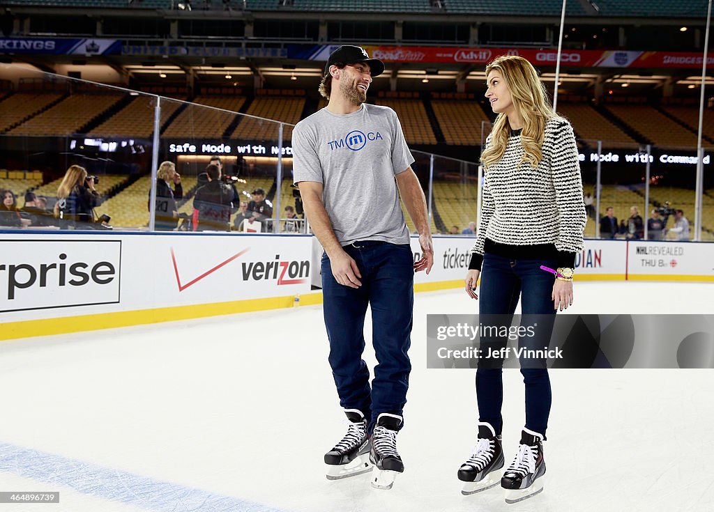 2014 NHL Stadium Series - Los Angeles - Practice Sessions And Family Skate