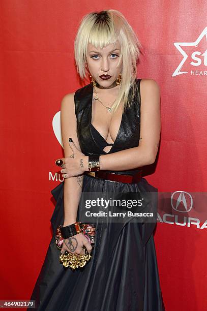 Musical artist Brooke Candy attends 2014 MusiCares Person Of The Year Honoring Carole King at Los Angeles Convention Center on January 24, 2014 in...