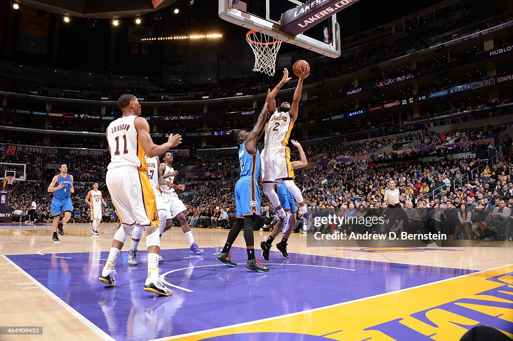 Oklahoma City Thunder v Los Angeles Lakers