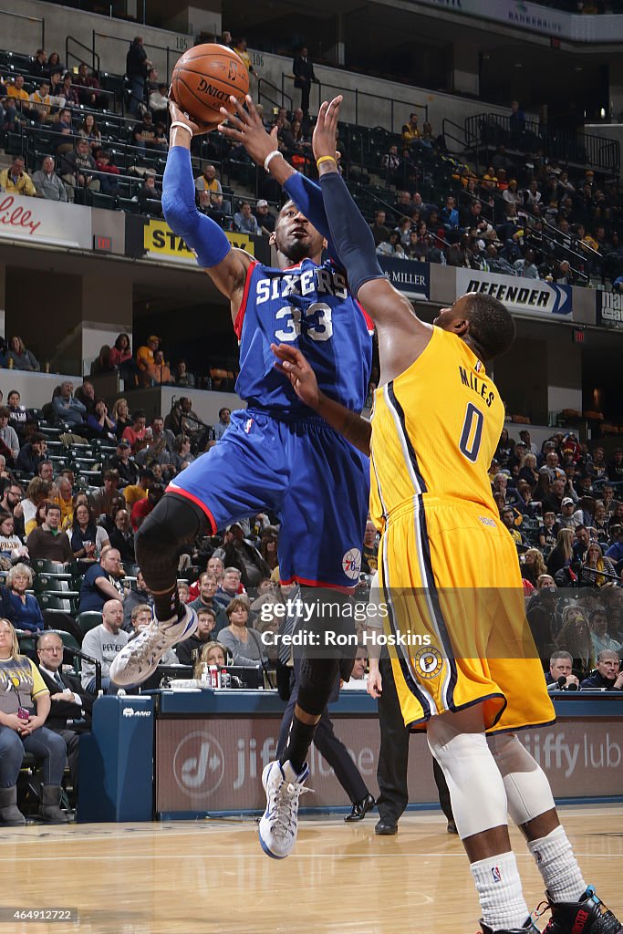 Philadelphia 76ers v Indiana Pacers