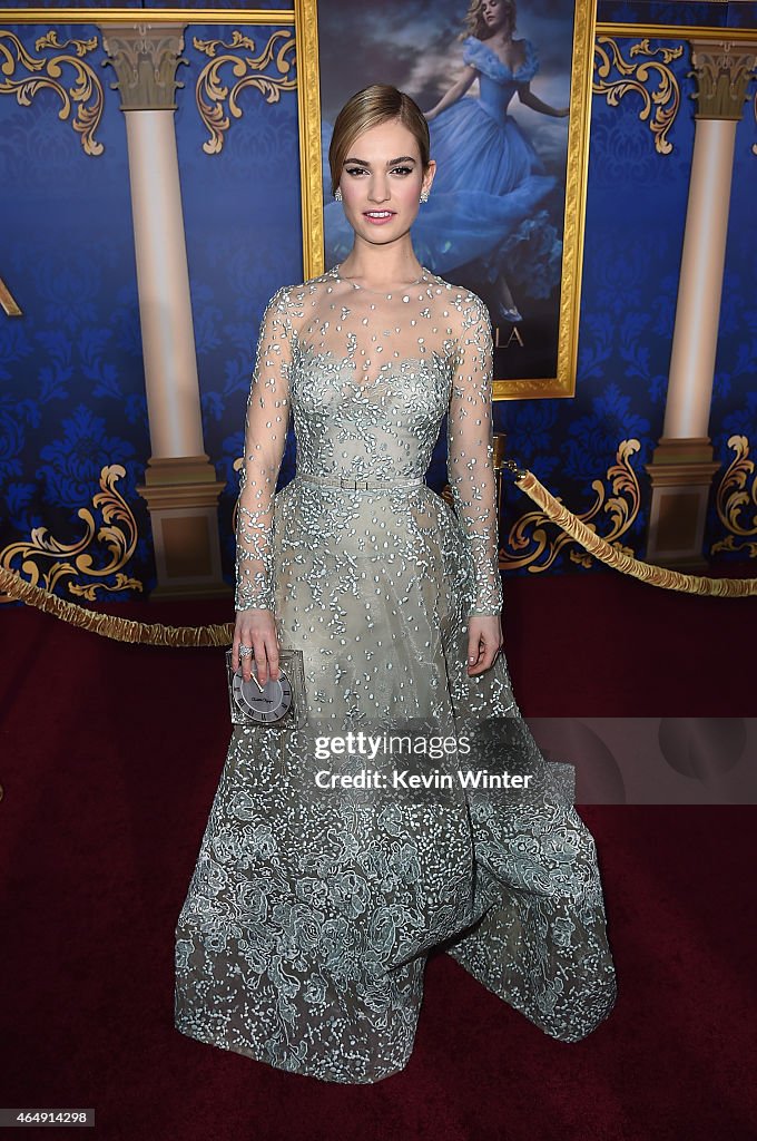 Premiere Of Disney's "Cinderella" - Red Carpet