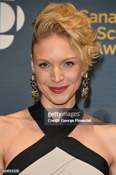 Actress Kristin Lehman arrives at the 2015 Canadian Screen Awards at the Four Seasons Centre for the Performing Arts on March 1, 2015 in Toronto,...