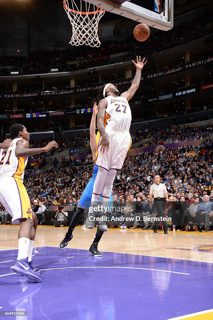 Oklahoma City Thunder v Los Angeles Lakers