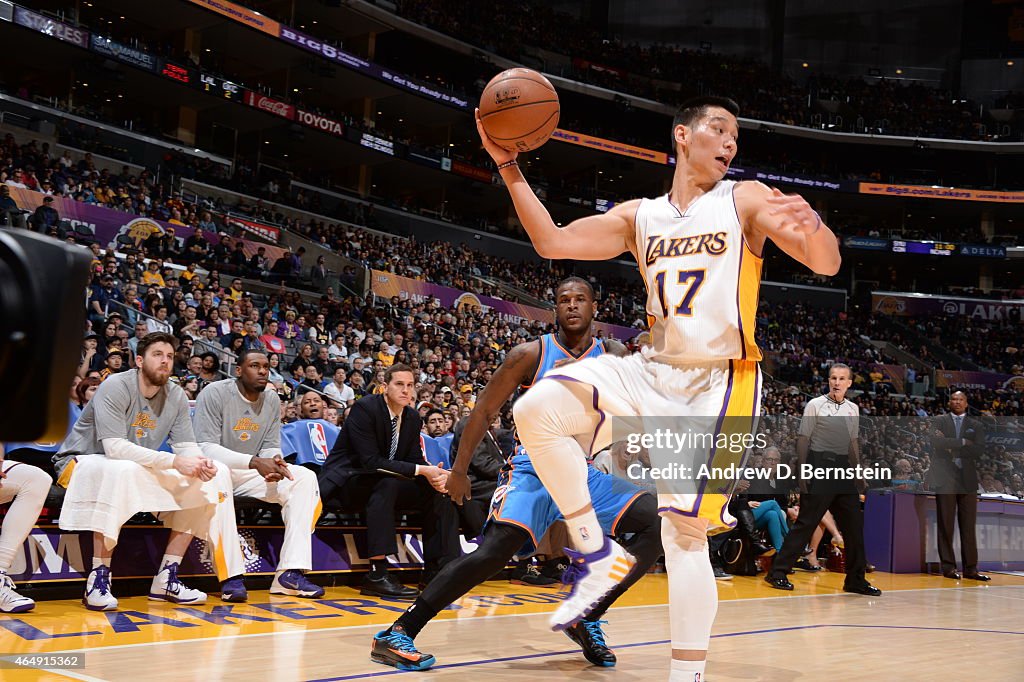 Oklahoma City Thunder v Los Angeles Lakers