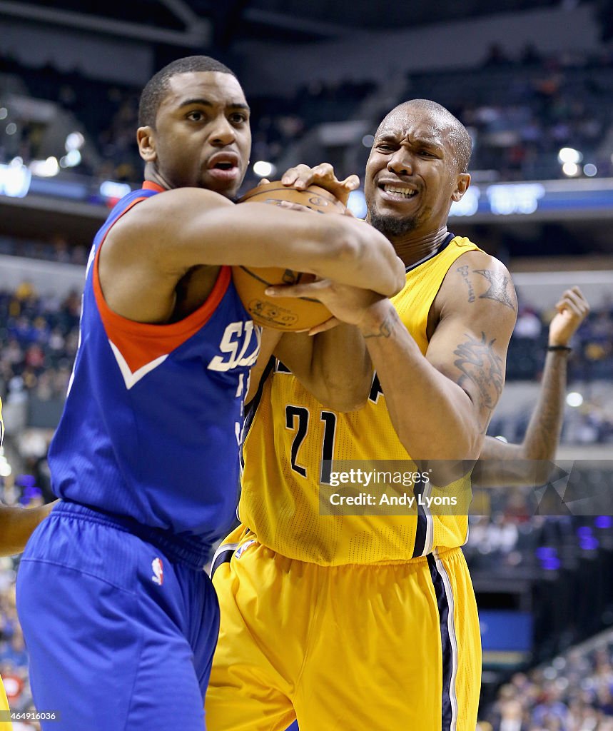 Philadelphia 76ers v Indiana Pacers