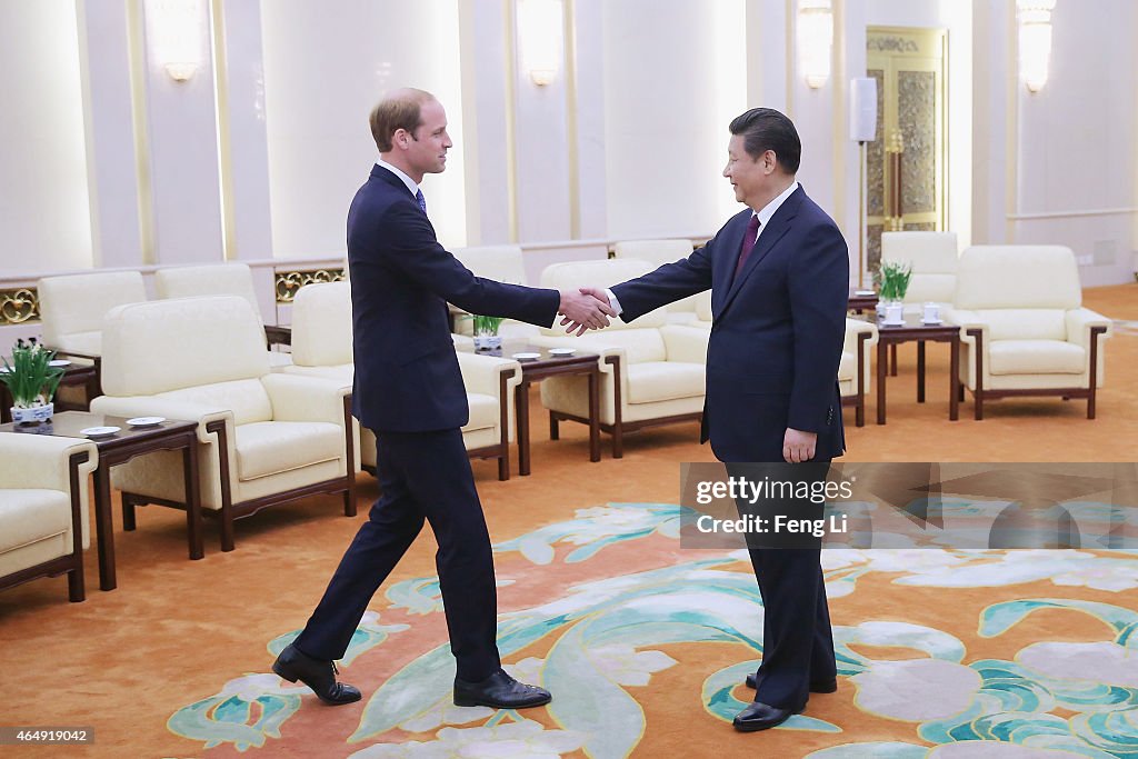 The Duke Of Cambridge Visits China - Day 2