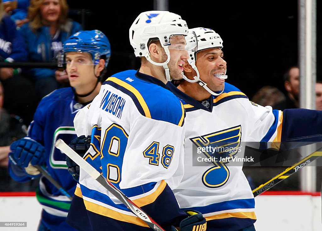 St. Louis Blues v Vancouver Canucks