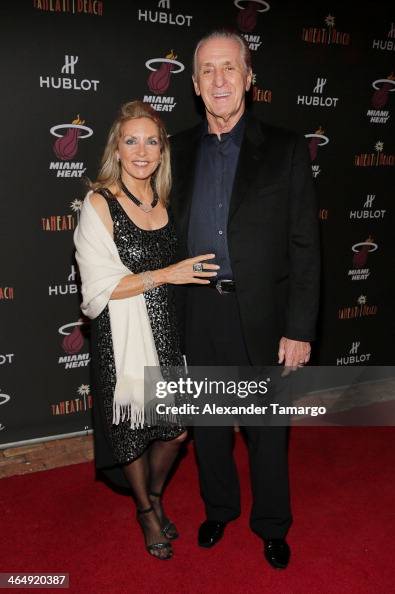 Pat Chris Riley Chris Riley and Pat Riley attend the Miami Heat Family Foundation ...