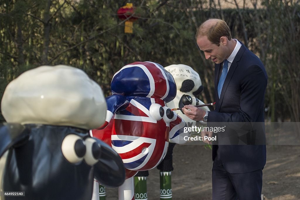 The Duke Of Cambridge Visits China - Day 2