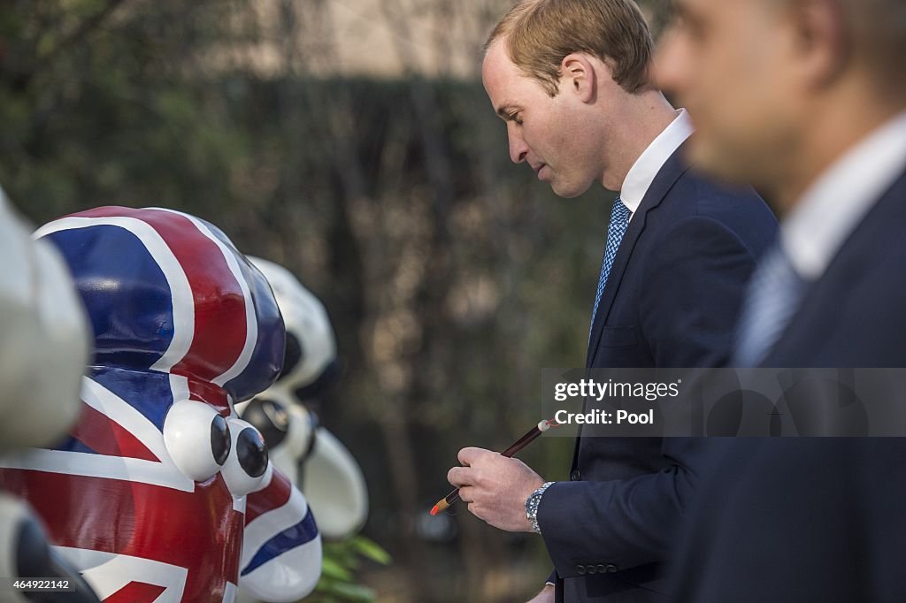 The Duke Of Cambridge Visits China - Day 2