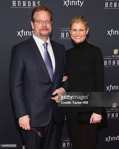New York Jets general manager Mike Maccagnan attends the 2015 NFL Honors at Phoenix Convention Center on January 31, 2015 in Phoenix, Arizona.