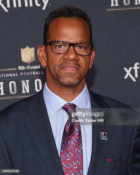 Buffalo Bills wide receiver Andre Reed attends the 2015 NFL Honors at Phoenix Convention Center on January 31, 2015 in Phoenix, Arizona.