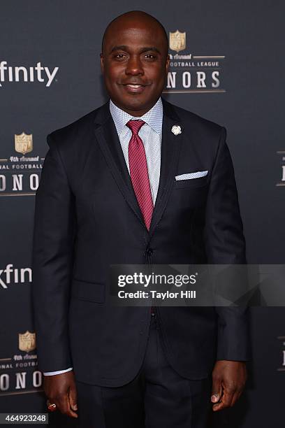 Marshall Faulk attends the 2015 NFL Honors at Phoenix Symphony Hall on January 31, 2015 in Phoenix, Arizona.