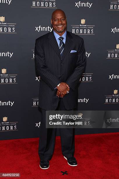 Former Tampa Bay linebacker Derrick Brooks attends the 2015 NFL Honors at Phoenix Convention Center on January 31, 2015 in Phoenix, Arizona.