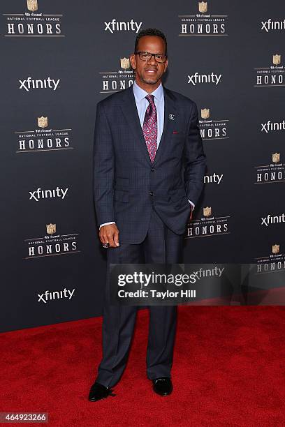 Buffalo Bills wide receiver Andre Reed attends the 2015 NFL Honors at Phoenix Convention Center on January 31, 2015 in Phoenix, Arizona.