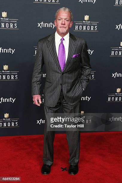 Indianapolis Colts owner Jim Irsay attends the 2015 NFL Honors at Phoenix Convention Center on January 31, 2015 in Phoenix, Arizona.