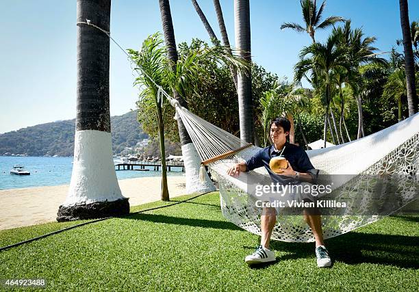 Tennis Pro Kei Nishikori Enjoying Some Down Time In Acapulco, Mexico on March 1, 2015 in Acapulco, Mexico.