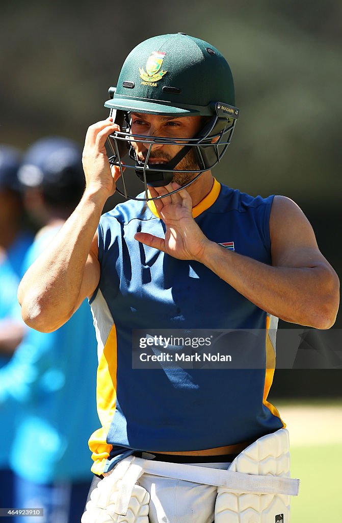 South Africa Nets Session