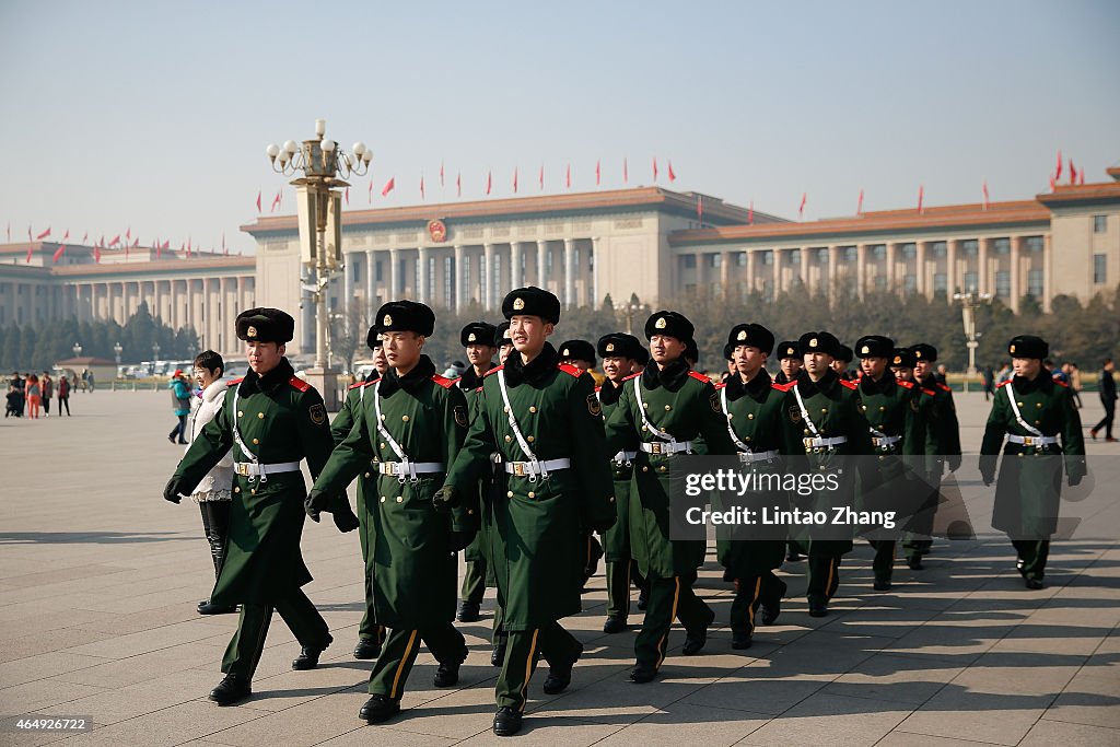 General View Of Beijing's Tiananmen Square