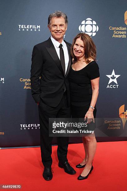 Actor Bruce Greenwood and wife, Susan Devlin arrive at the 2015 Canadian Screen Awards at the Four Seasons Centre for the Performing Arts on March 1,...