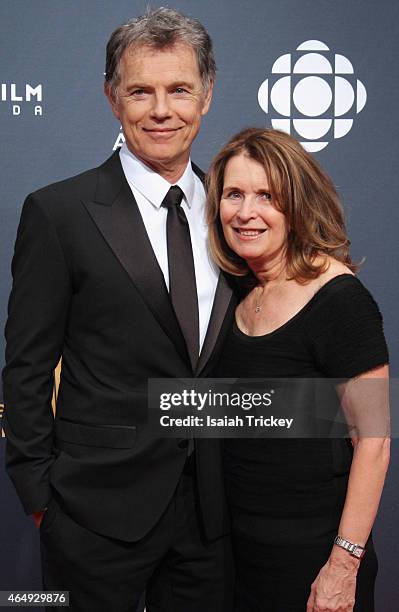 Actor Bruce Greenwood and wife, Susan Devlin arrive at the 2015 Canadian Screen Awards at the Four Seasons Centre for the Performing Arts on March 1,...