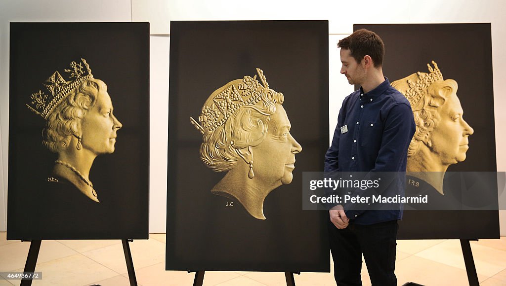 Unveiling Of The Fifth Coinage Portrait Of Queen Elizabeth II