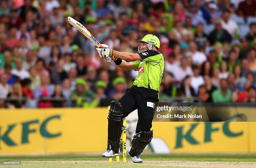 Big Bash League - Thunder v Sixers