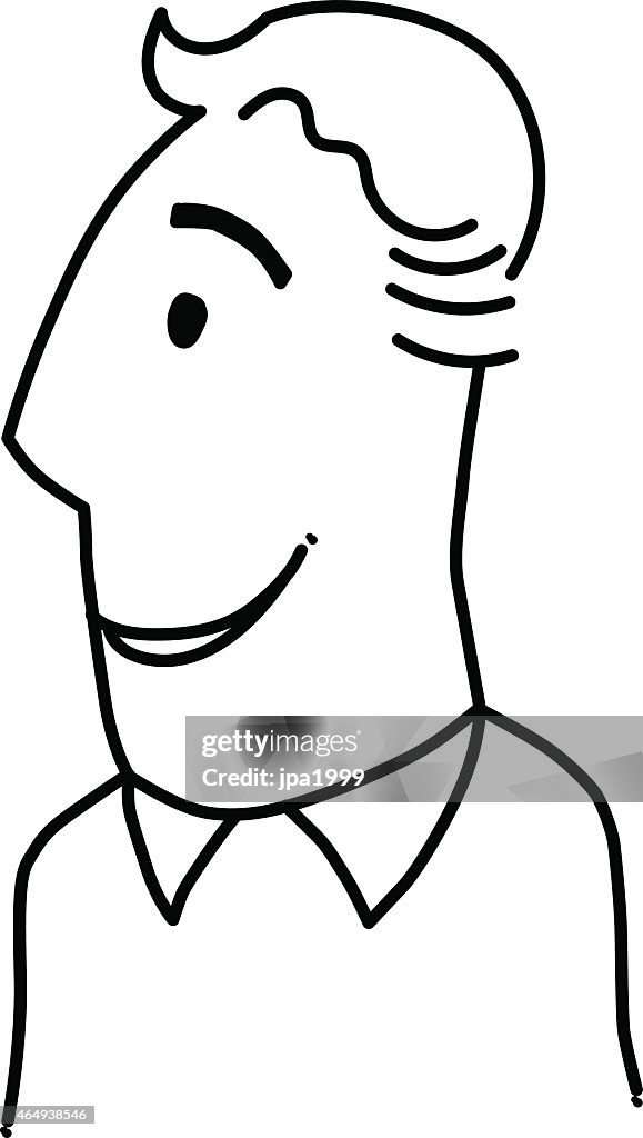 Happy Basic Man High-Res Vector Graphic - Getty Images