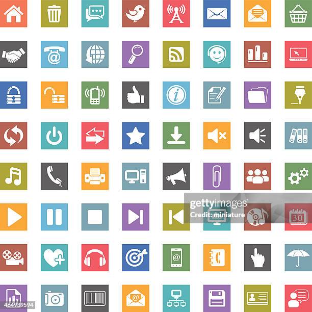 internet and web icons - printer security stock illustrations