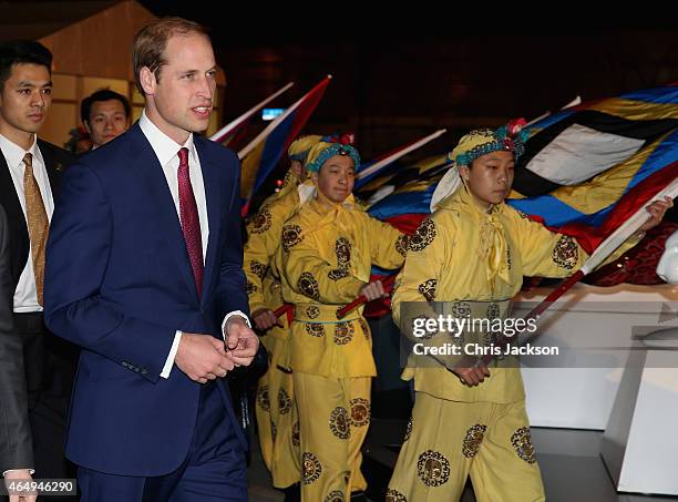 Prince William, Duke of Cambridge arrives at the GREAT Festival of Creativity at the Long Museum on March 2, 2015 in Shanghai, China. Prince William,...