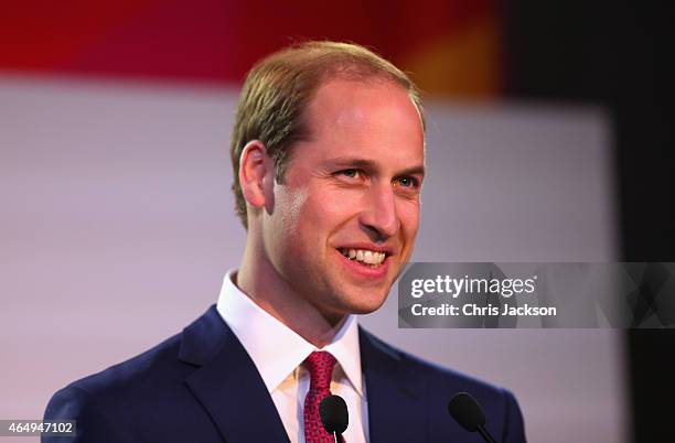 Prince William, Duke of Cambridge gives a speech at the GREAT Festival of Creativity on March 2, 2015 in Shanghai, China. Prince William, Duke of...