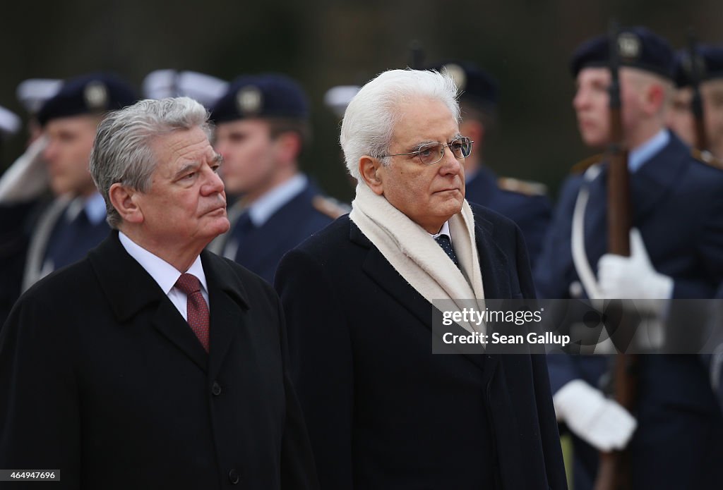 Italian President Sergio Mattarella Visits Germany