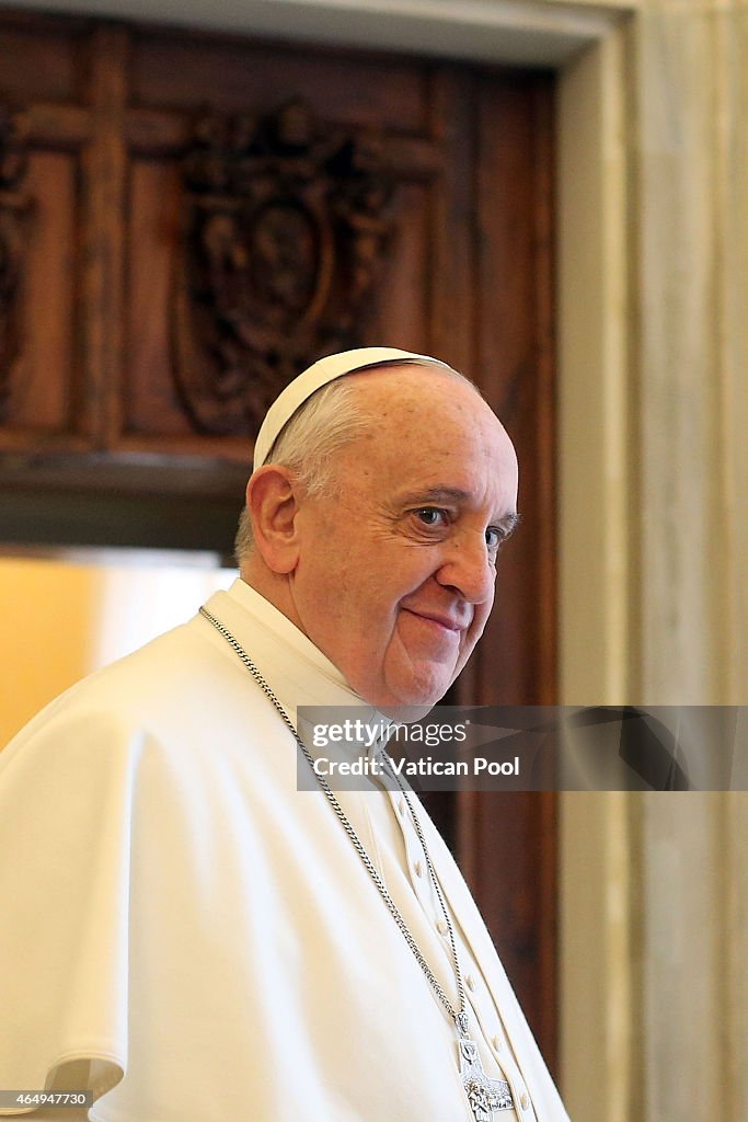 Pope Francis Meets Prime Minister of Regional Government of Iraqi Kurdistan Nechirvan Idris Barzani