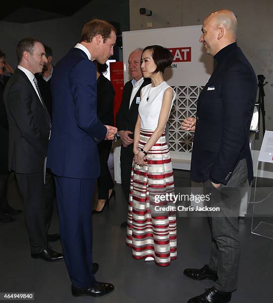 Prince William, Duke of Cambridge meets guests at the GREAT Festival of Creativity at the Long Museum on March 2, 2015 in Shanghai, China. Prince...