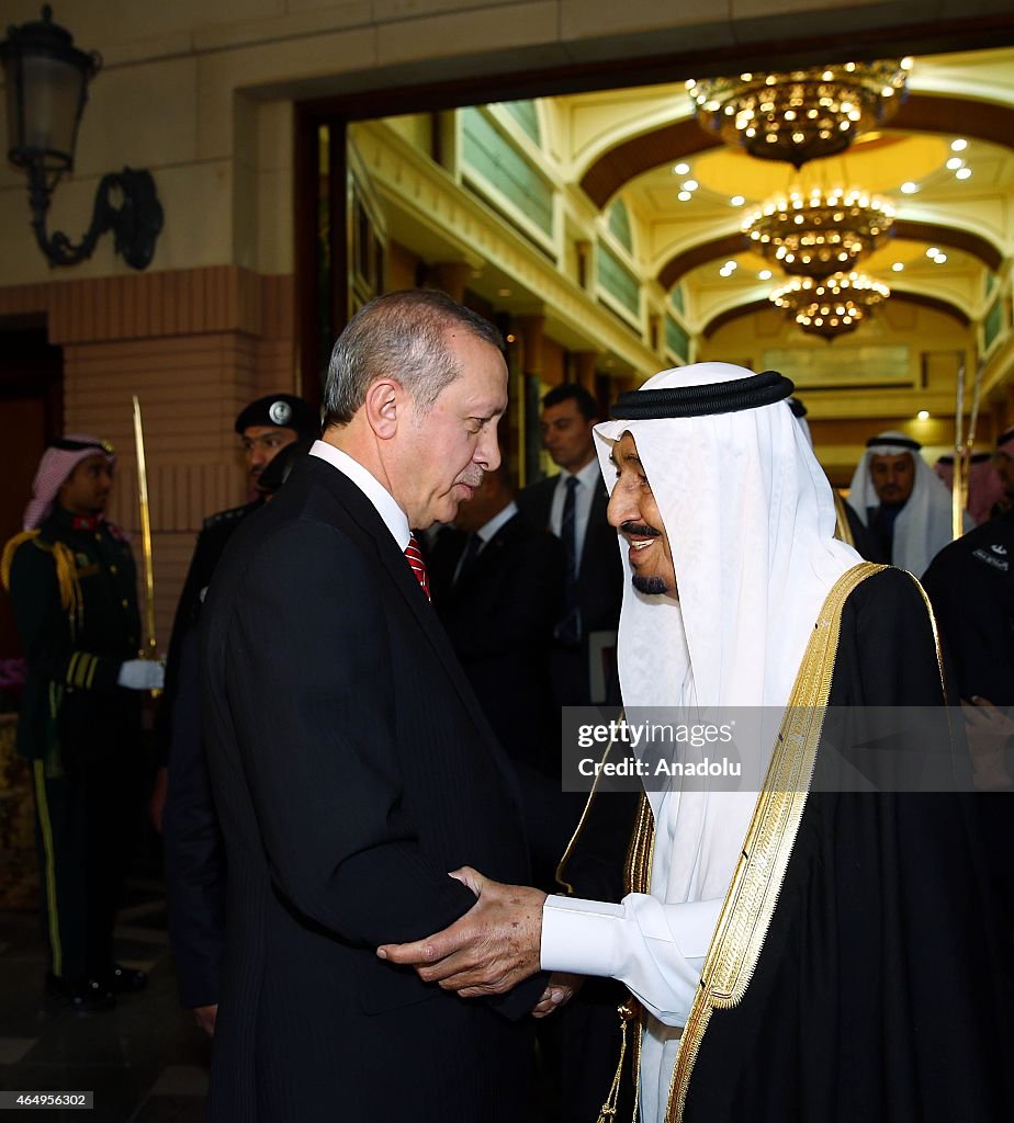 Turkish President Erdogan in Saudi Arabia